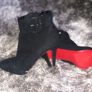 Gorgeous Christian Louboutin Trotinette booties
